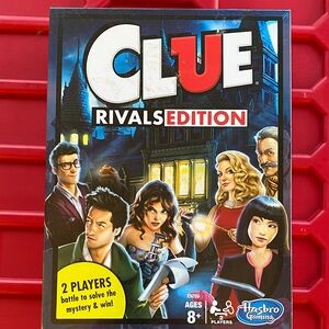 Hasbro Clue Rivals Edition Board Game - Red, Blue, Black
